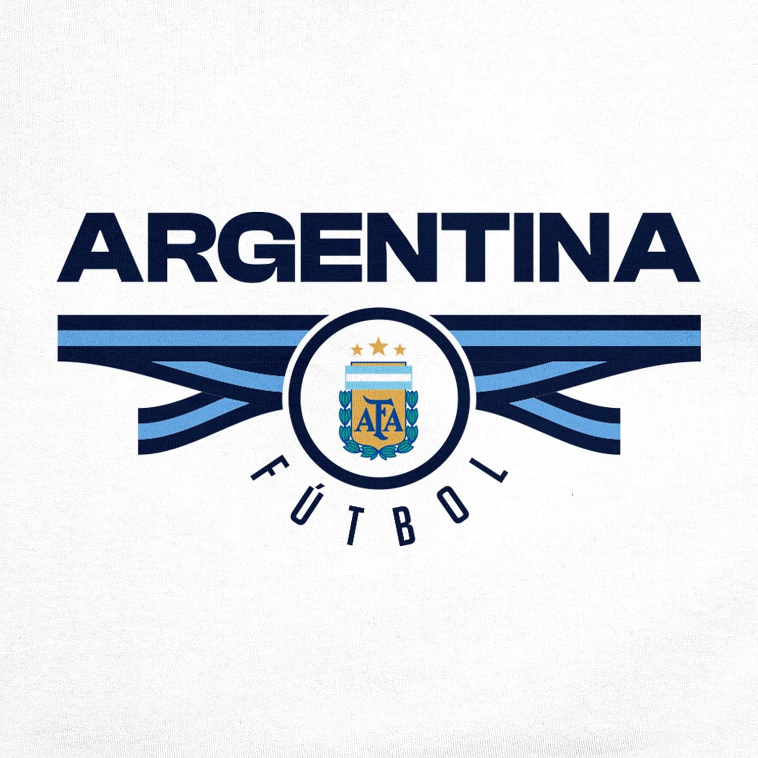 Thumbnail 5 de Icon Sports Officially Licensed Argentine Football Association Cotton T-Shirt (Unisex Adult)