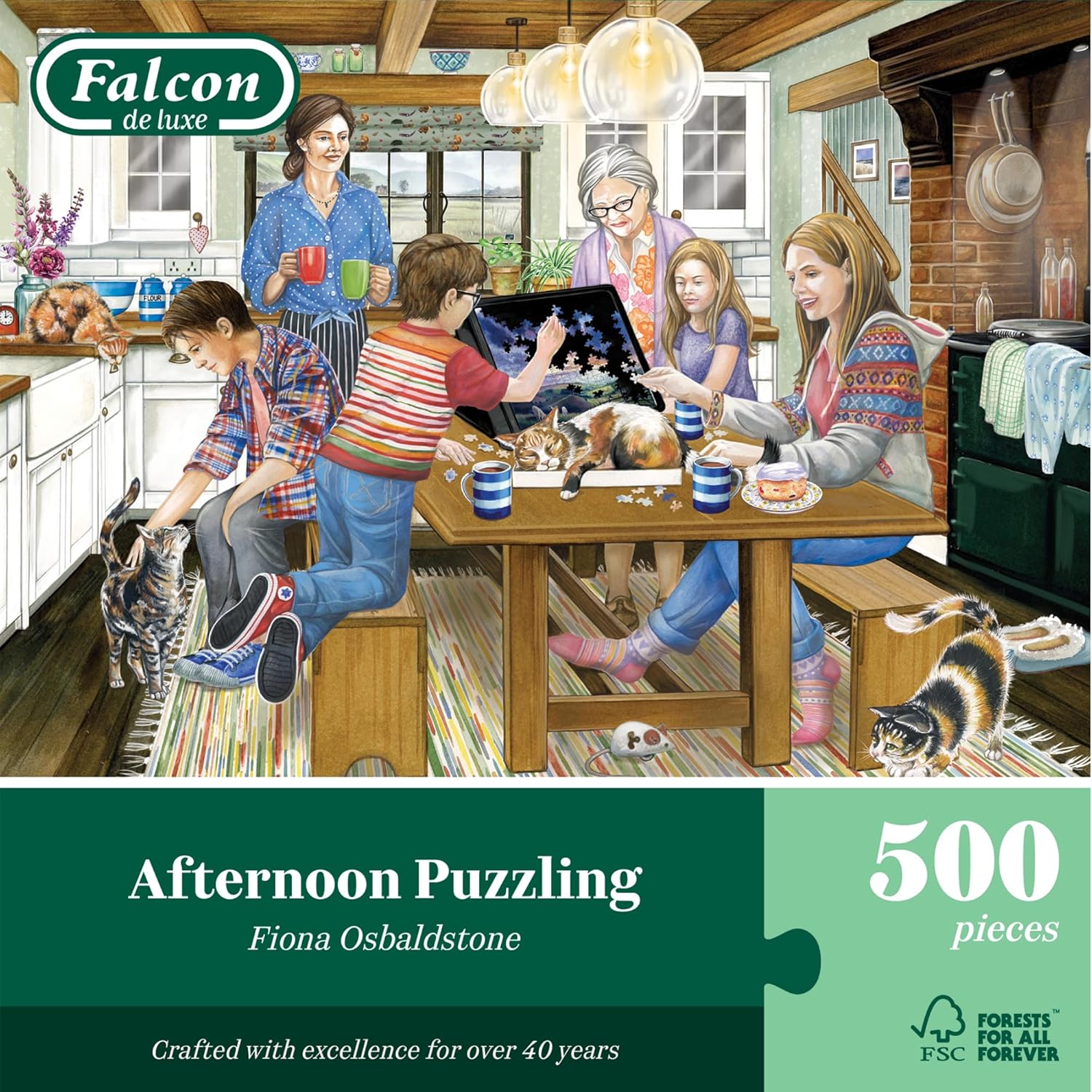 Falcon Puzzle 500 pièces pour adultes — puzzle artistique 🧩