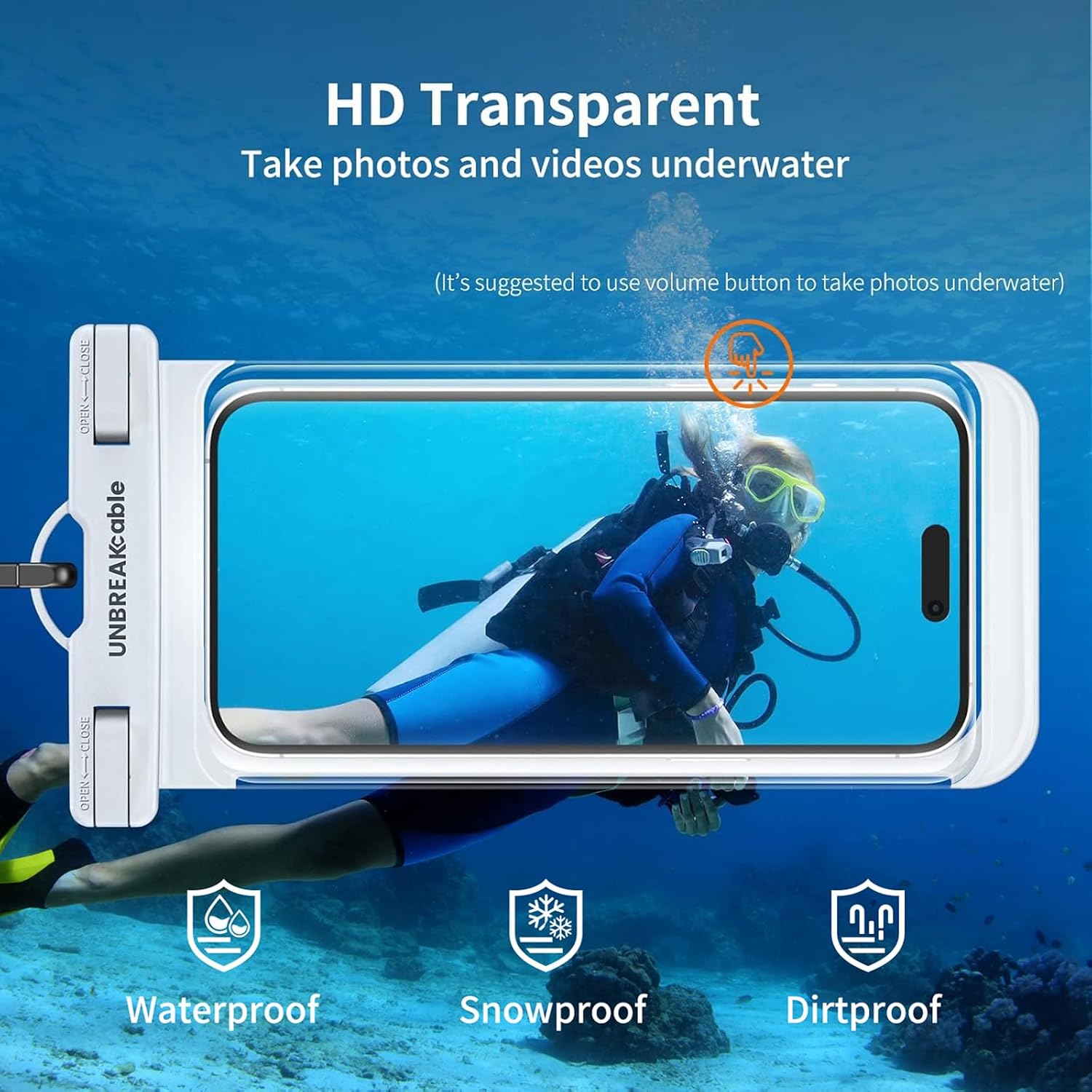 Thumbnail 2 de UNBREAKcable Waterproof Phone Pouch 7"