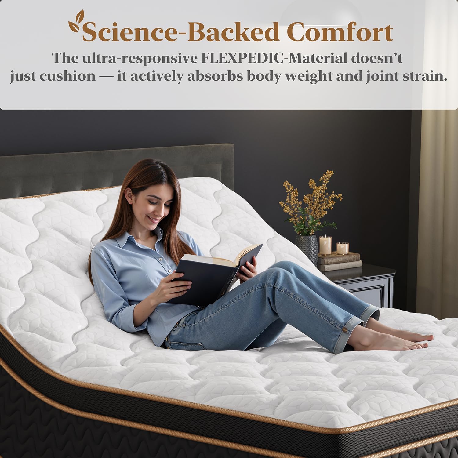 Detalle 2 de Firm Hybrid Mattress, King