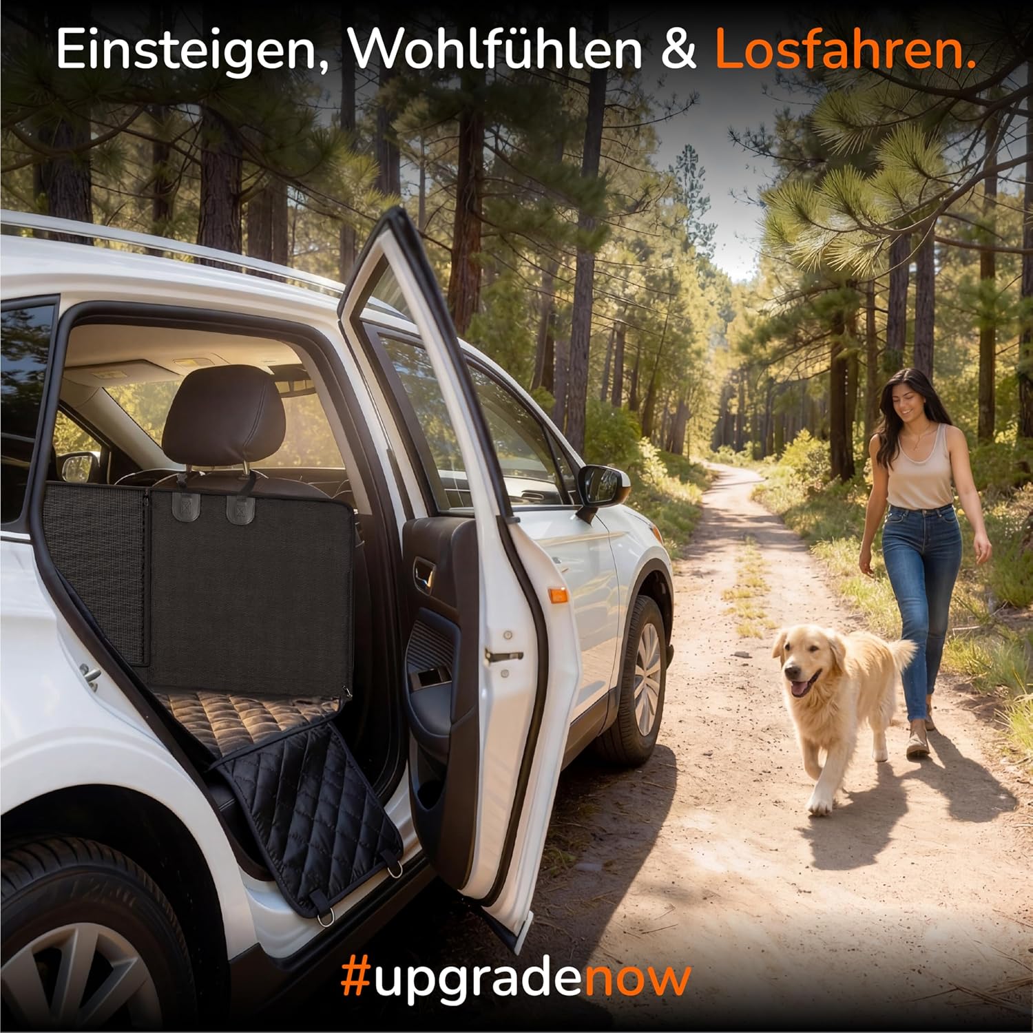 Thumbnail 6 de Upgrade4cars Hundedecke Rückbank wasserdicht