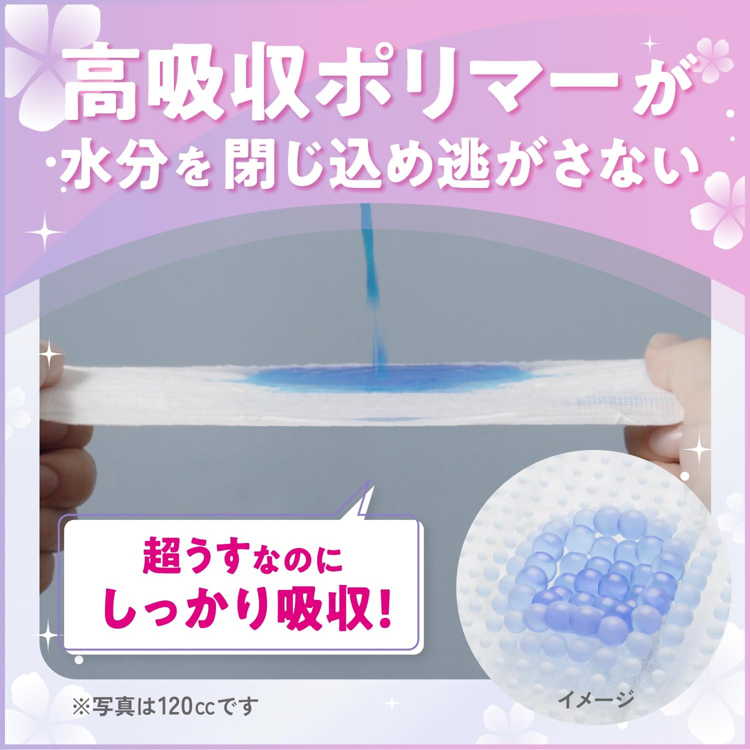Detalle de パーフェクトチョイス リフレ 超うす安心パッド 300cc 女性用尿もれパッド 29cm・3.5mm