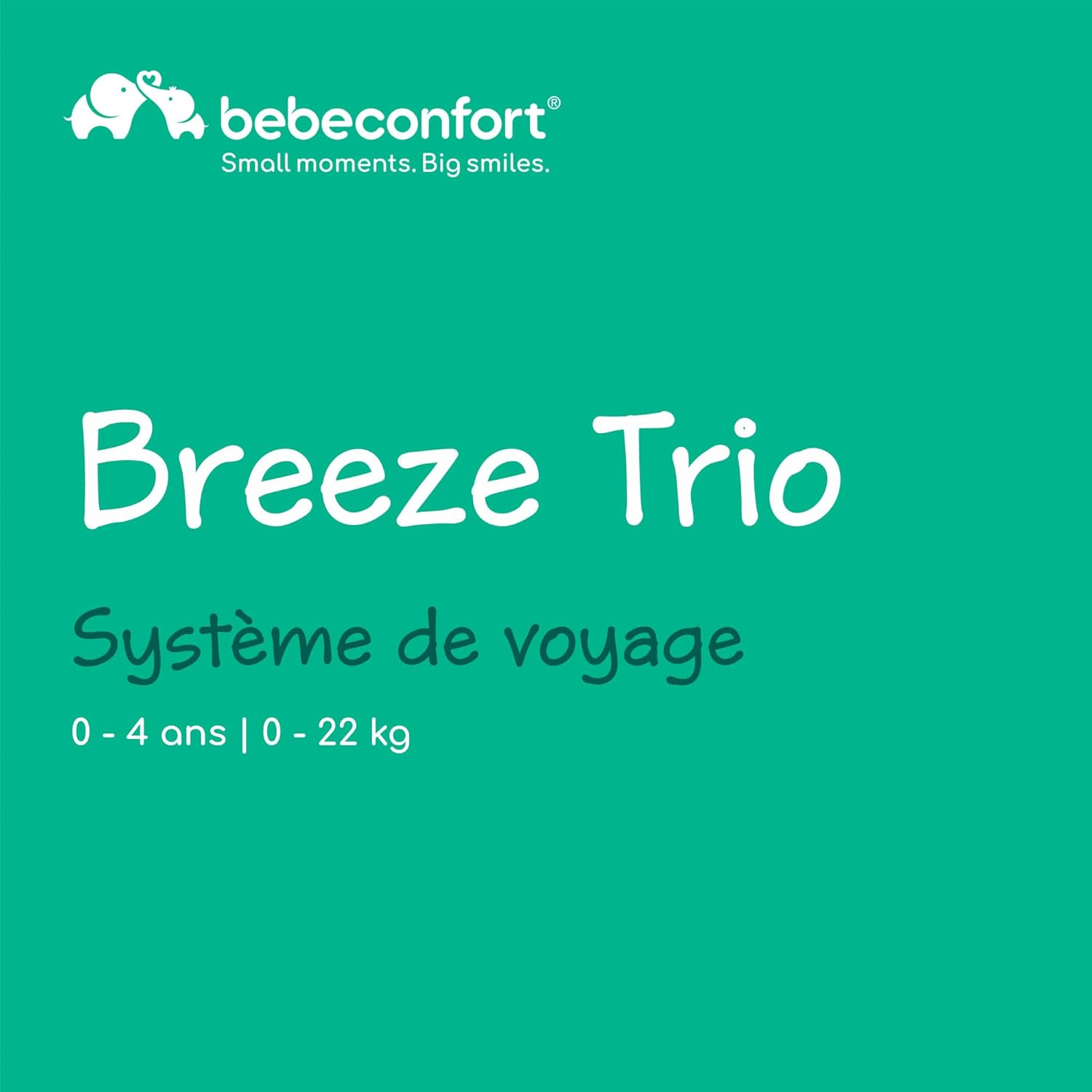 Thumbnail 1 de Bebeconfort Breeze Trio poussette 3‑en‑1 réversible 0‑22 kg 🚼