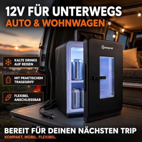 Detalle 2 de Sommertal Mini-Kühlschrank 15 l