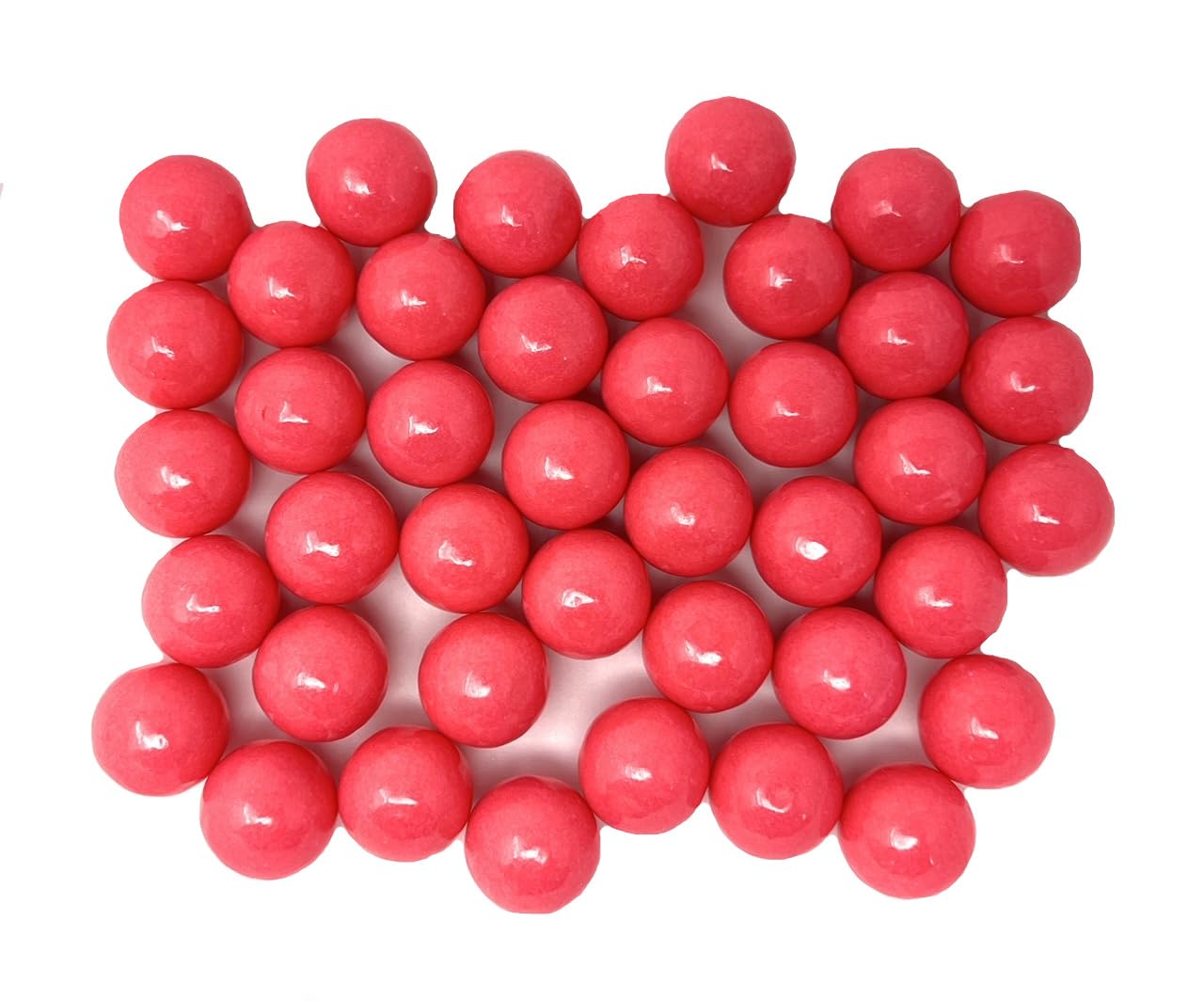 Detalle de YANKEETRADERS Bright Pink 1-Inch Fruit-Flavored Gumballs, 2 Pounds