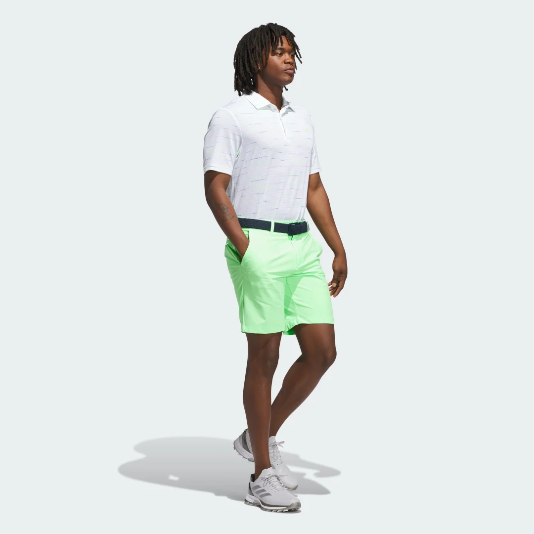 Thumbnail 2 de adidas Ultimate365 Mesh Glimmer Print Polo Shirt blanca