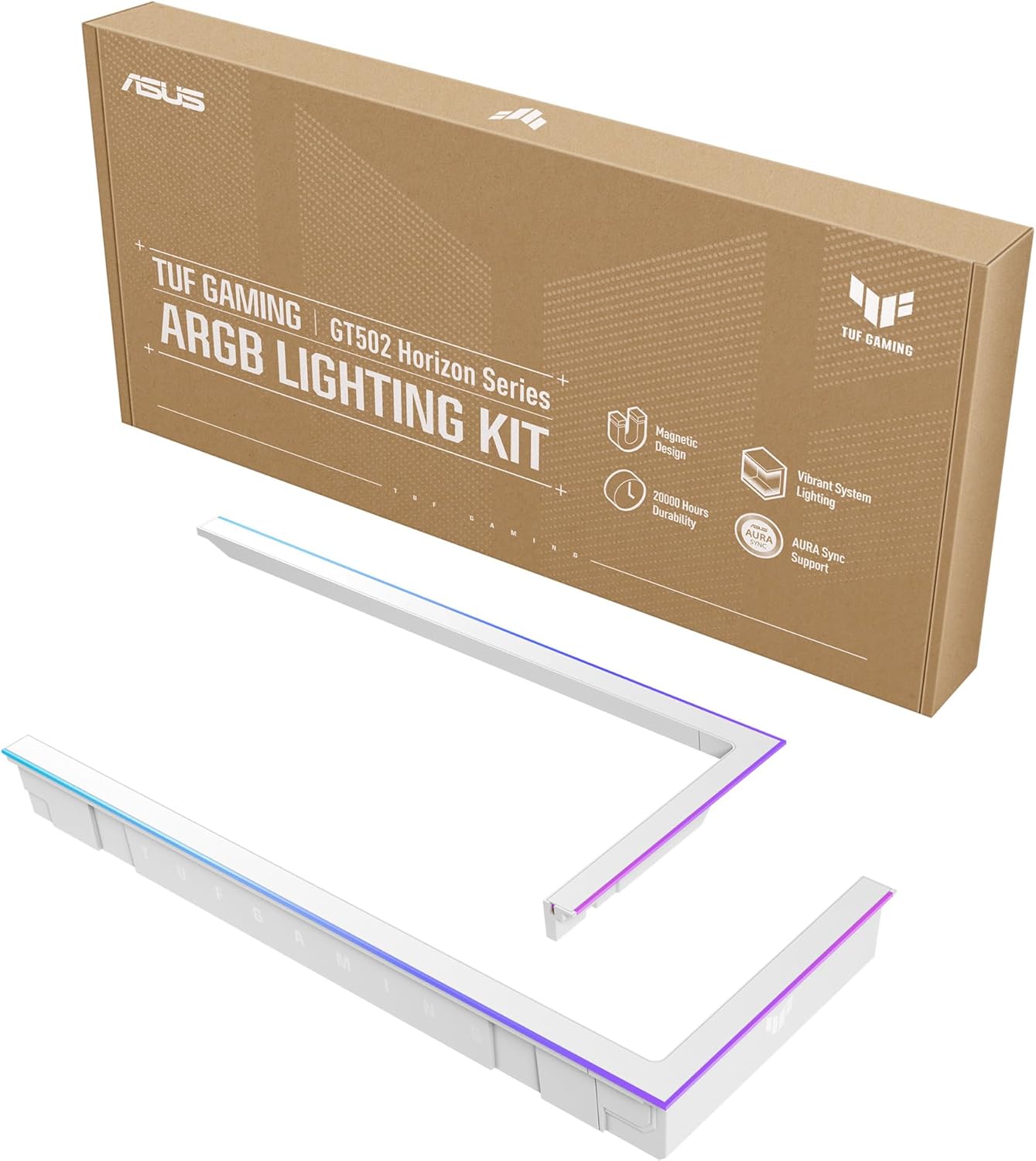 Detalle de ASUS TUF GAMING GT502 Horizon ARGB Lighting Kit White