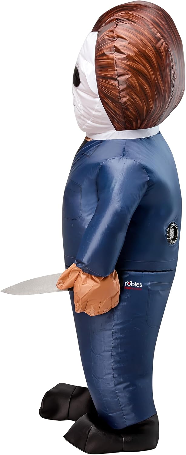 Detalle de Rubies 1001478 Michael Myers Inflatable Kids' Costume, Fan and Power Pack