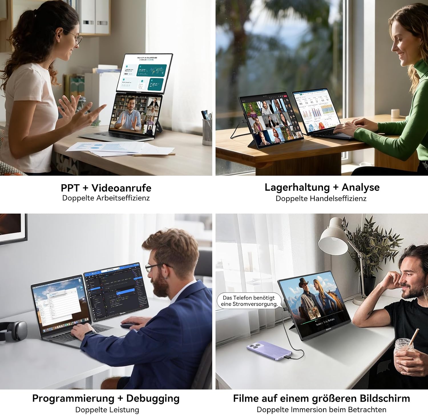 Detalle de Blackview 16.1 Zoll FHD Tragbarer Monitor