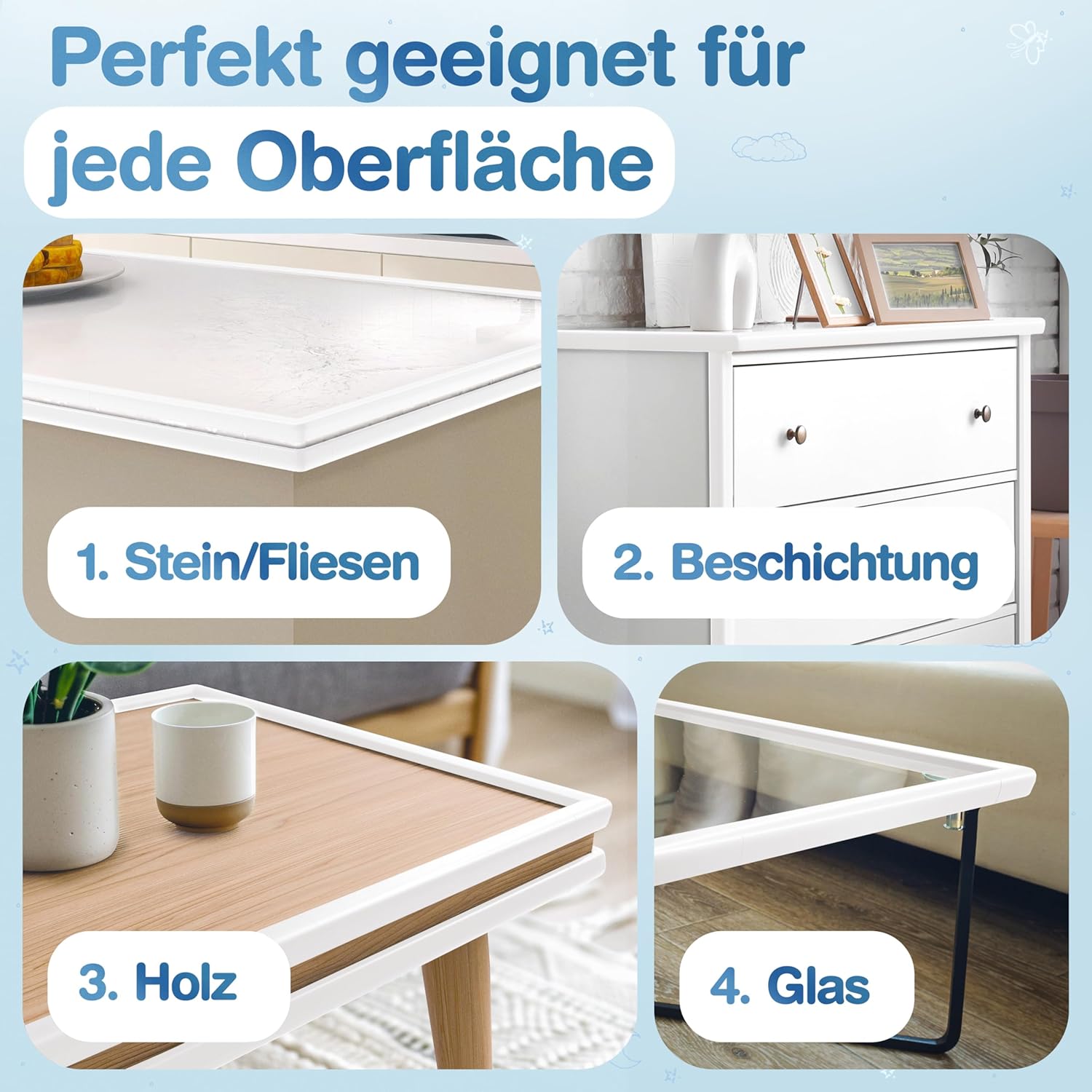 Thumbnail 6 de MUTKIND Kantenschutz 6 m + 10 Ecken