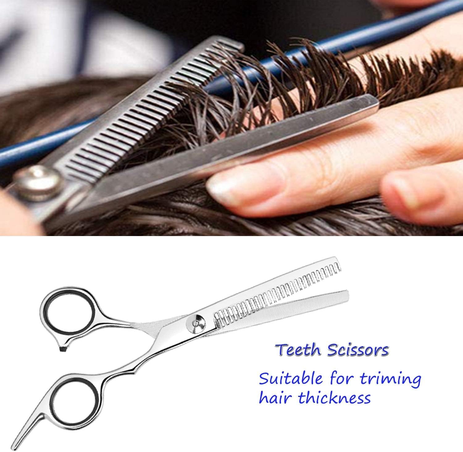 Thumbnail 5 de ESSOY Profi Effilierschere Haarschere 6,7 Zoll für Salon zu Hause