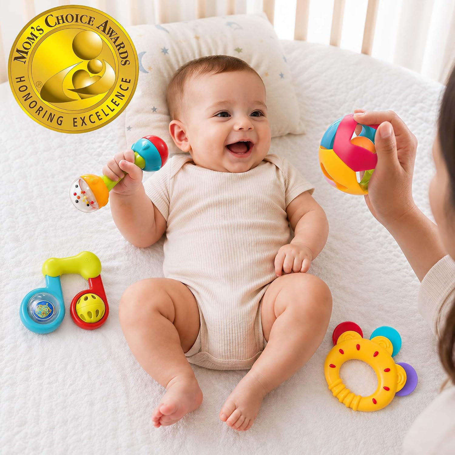 Thumbnail 5 de iPlay iLearn 10pcs Baby Rattles Set for Infants
