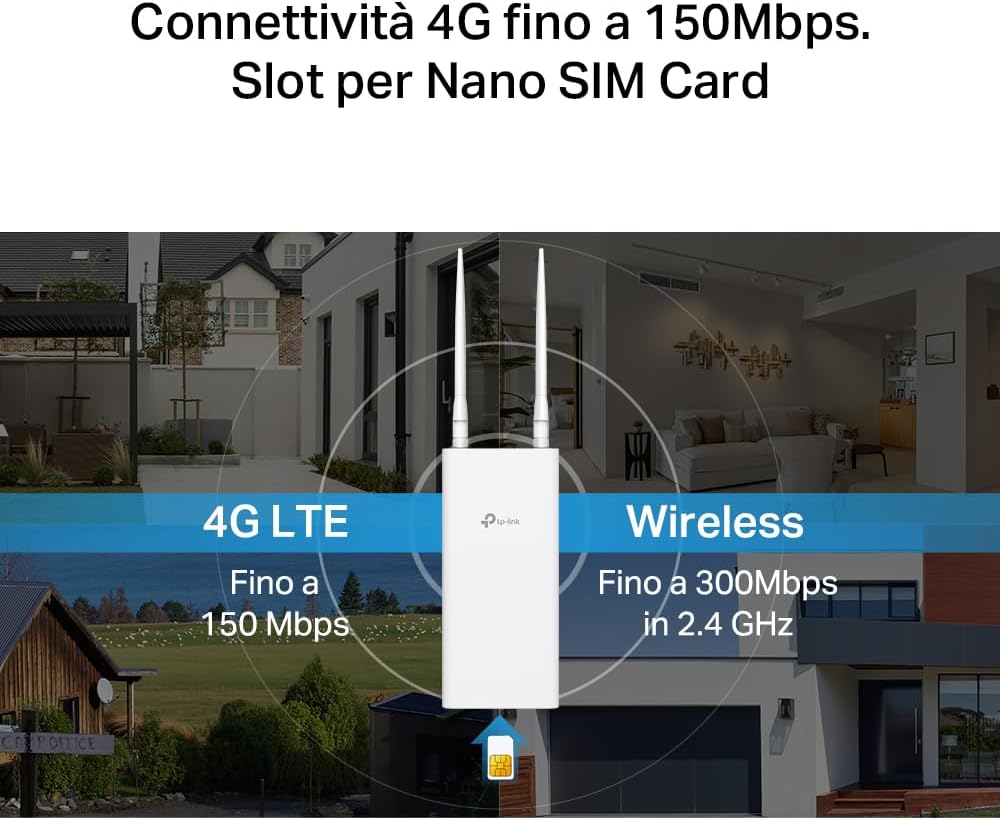 Thumbnail 4 de TP-Link TL-MR110 Outdoor router 4G Cat4 300 Mbps