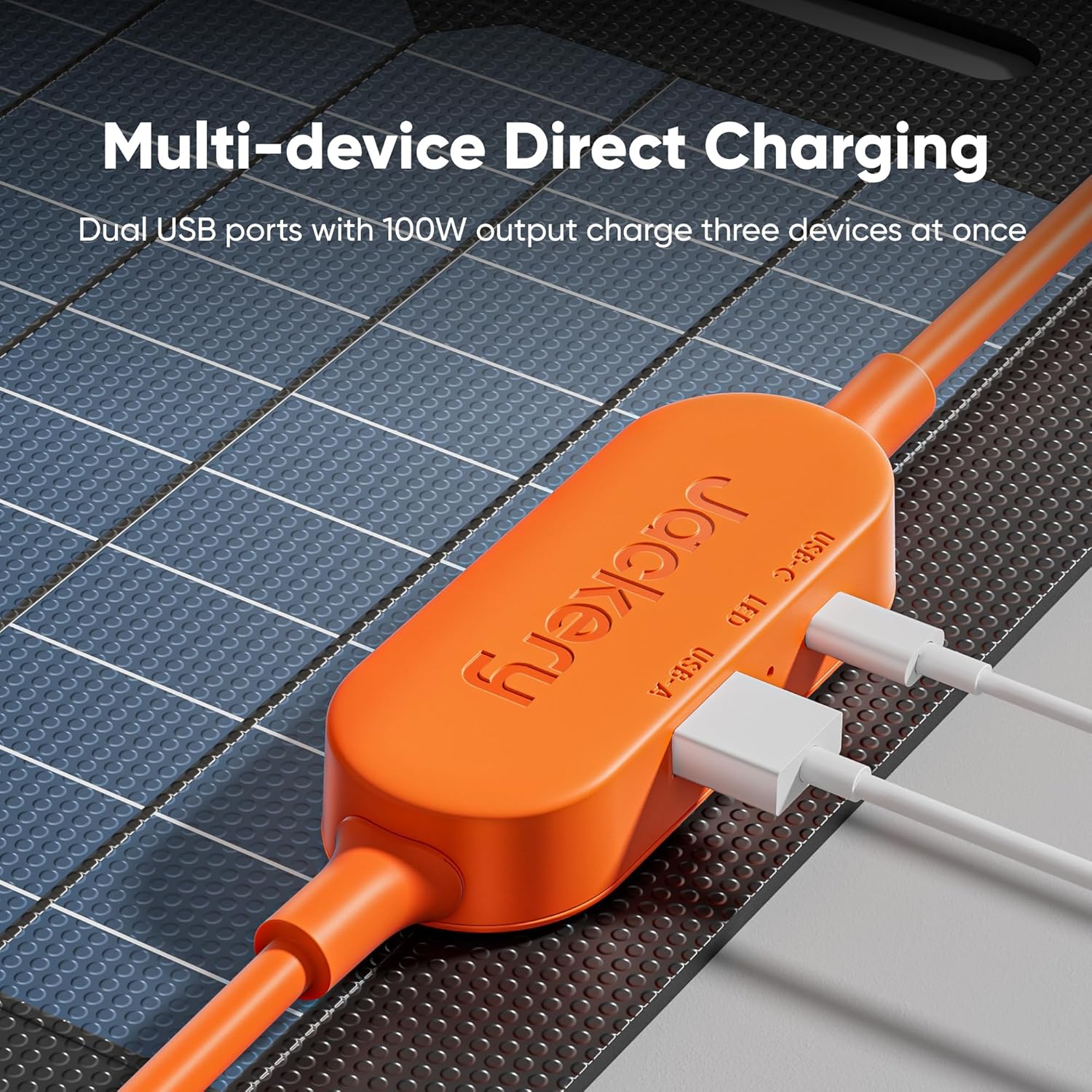 Detalle 2 de Jackery SolarSaga 100W Air Solar Panel: Ultra-Light, Bifacial Power for Off-Grid Adventures