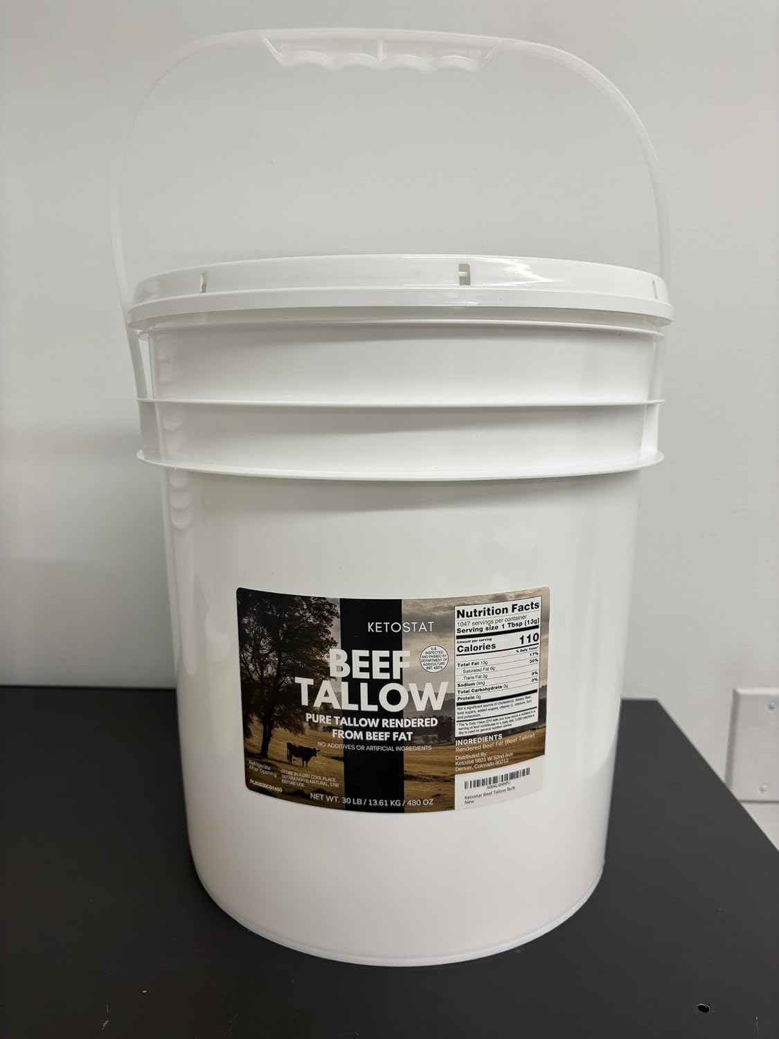 Thumbnail 6 de Ketostat Beef Tallow, 30 lb Rendered Cooking Fat for Frying and Baking