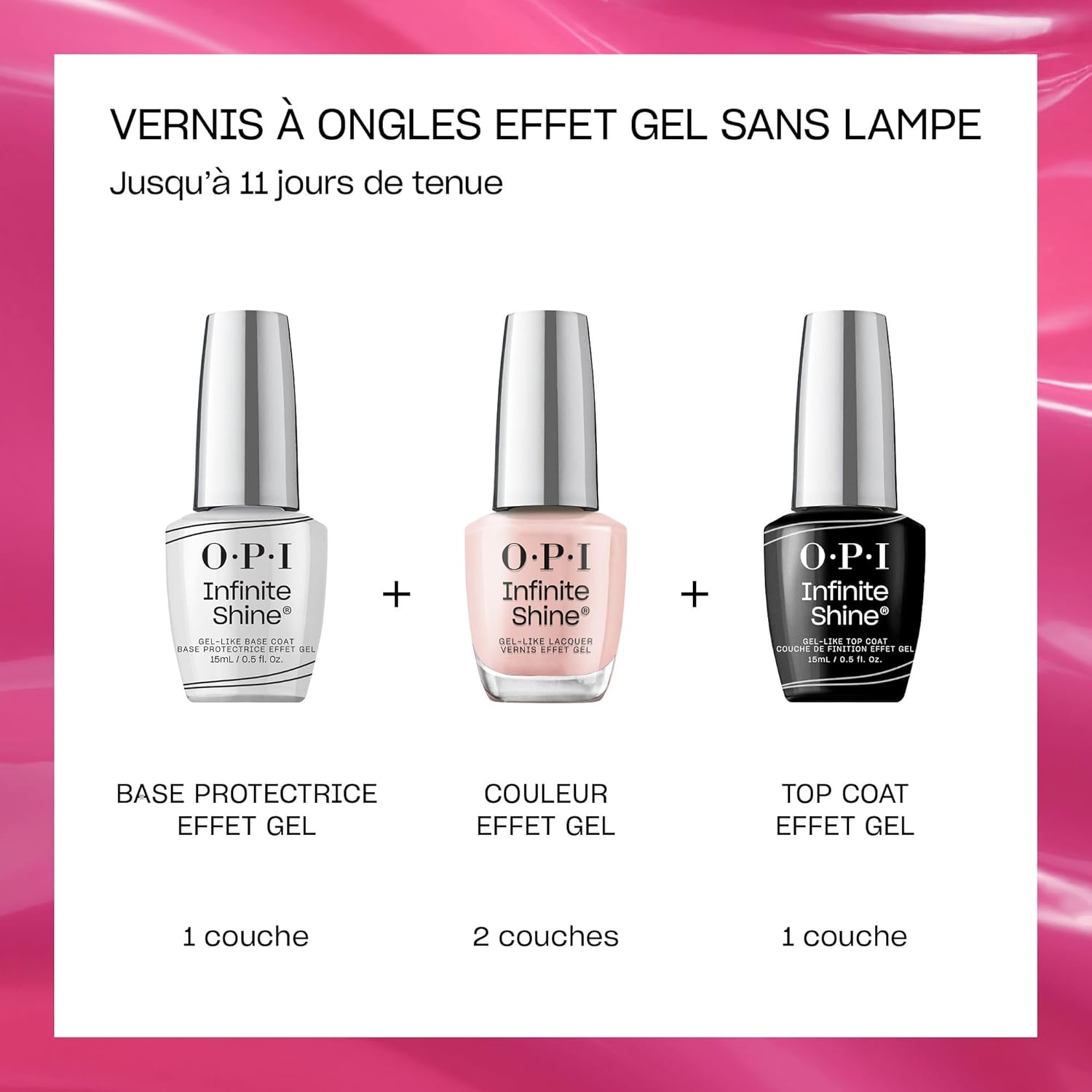 Thumbnail 4 de OPI Infinite Shine « Raisin the Bar » – vernis effet gel sans lampe, tenue jusqu’à 11 jours (15 ml)