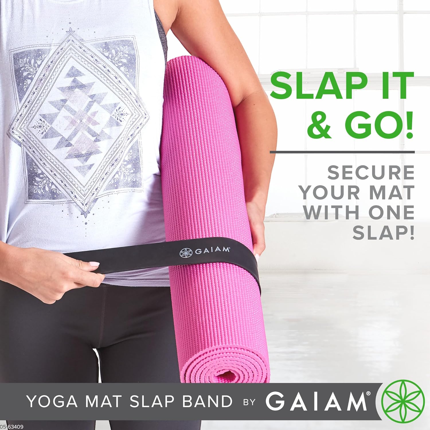 Detalle 2 de Gaiam Yoga Mat Strap Slap Band for Secure Travel