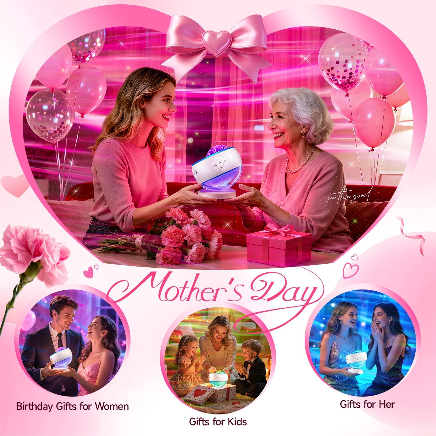 Thumbnail 5 de One Fire Sternenhimmel Projektor 300 Modi