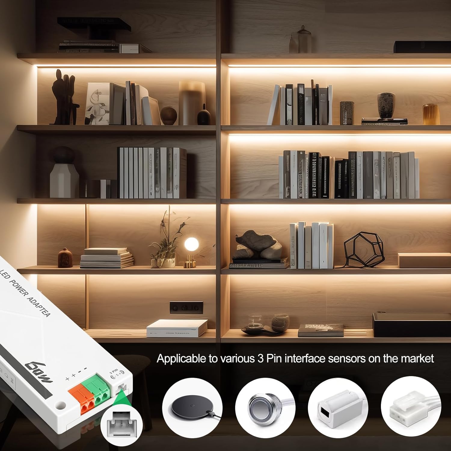 Thumbnail 4 de Alimentatore LED 24V 60W per lampade G4, GU5.3, MR11, MR16 – Trasformatore 220V a 24V