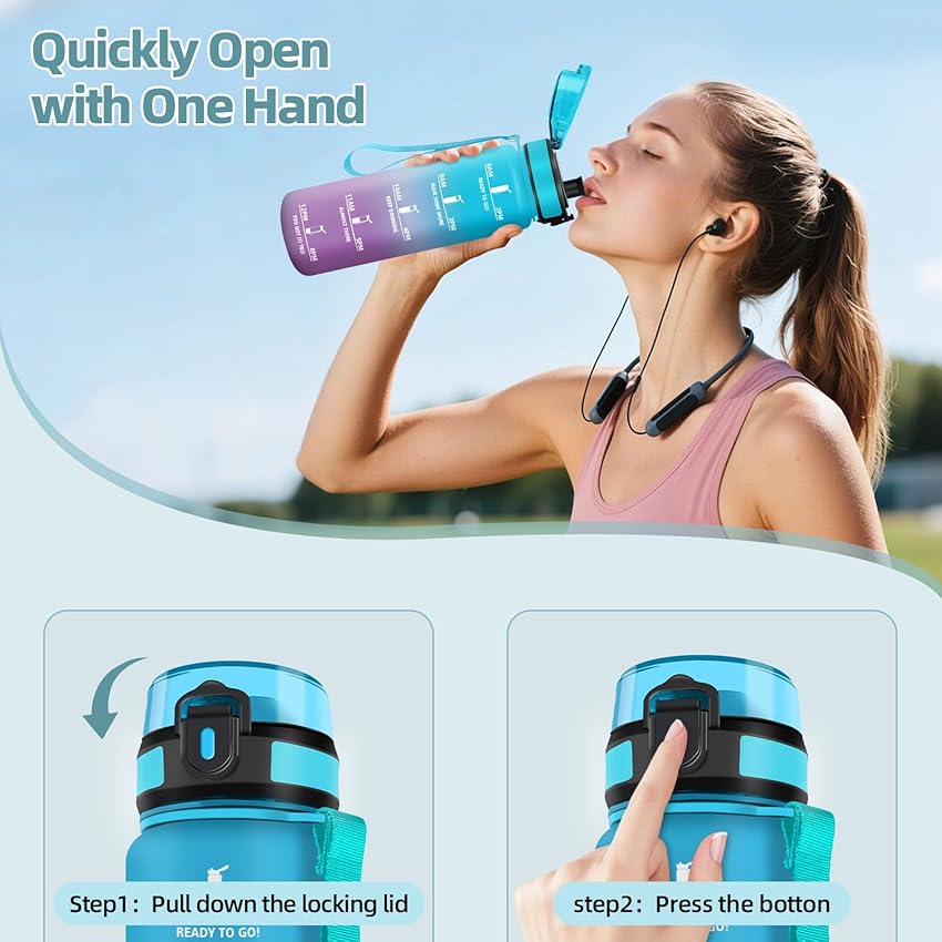 Thumbnail 2 de Motswedi Botella Agua 1000 ml reutilizable 🚰