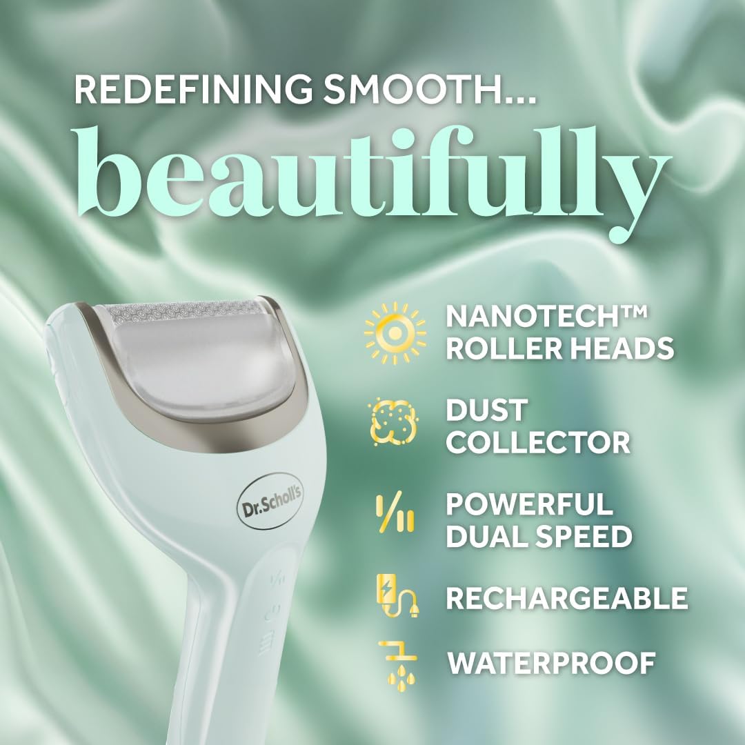 Detalle de Dr. Scholl's Pedi Perfect Pro Electric Foot File with 3 Roller Heads