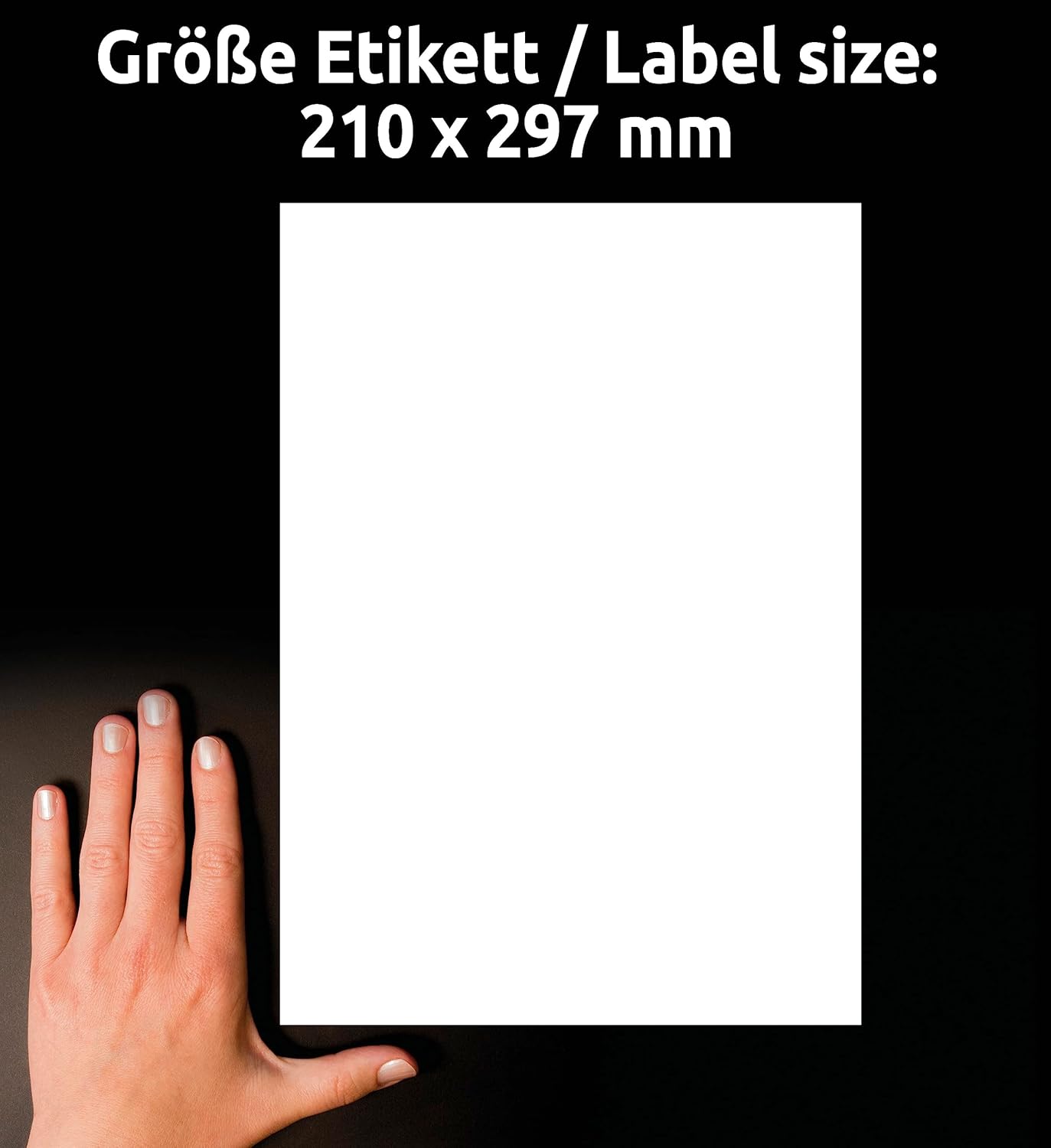 Thumbnail 3 de AVERY Zweckform 6119 Universal Etiketten – 30 Blatt 210x297 mm, matt, selfklebend, ultragrip