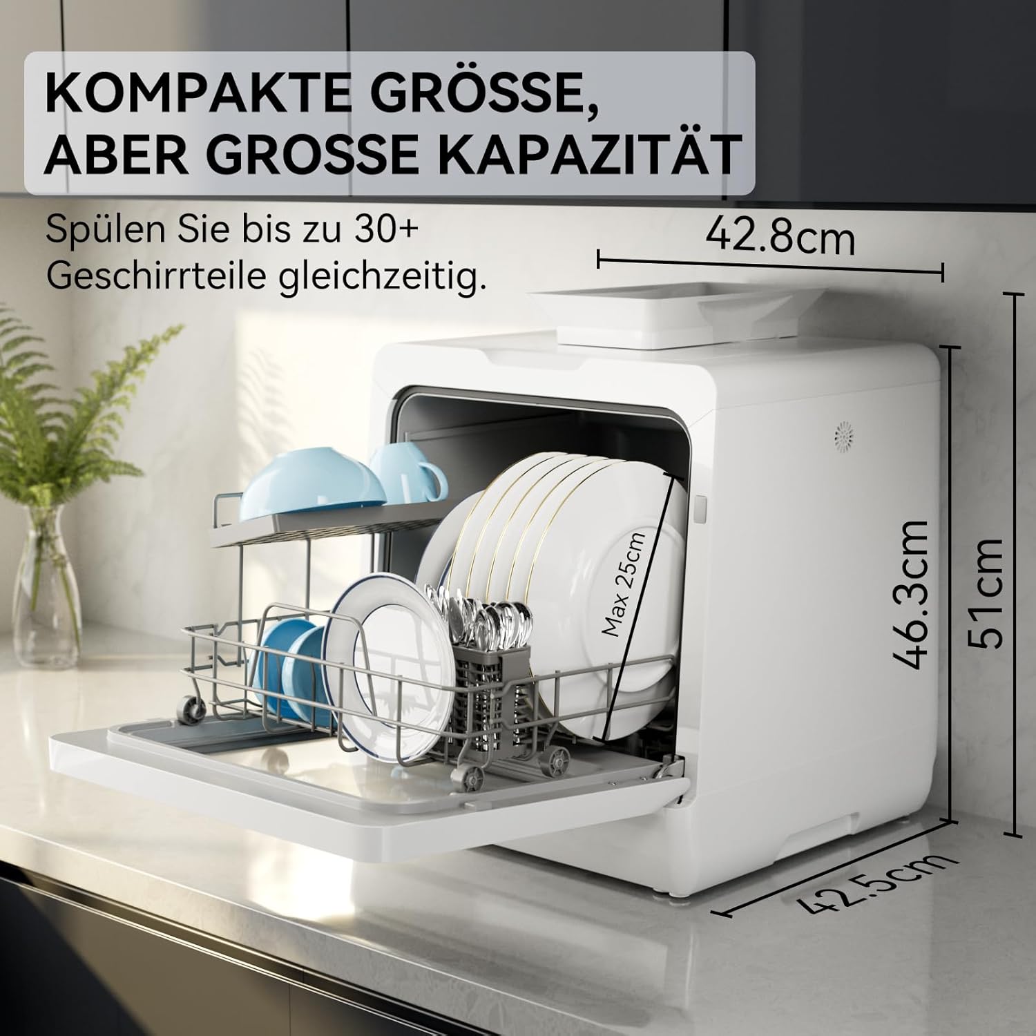 Thumbnail 1 de Hermitlux Tischgeschirrspüler 5 L 🍽