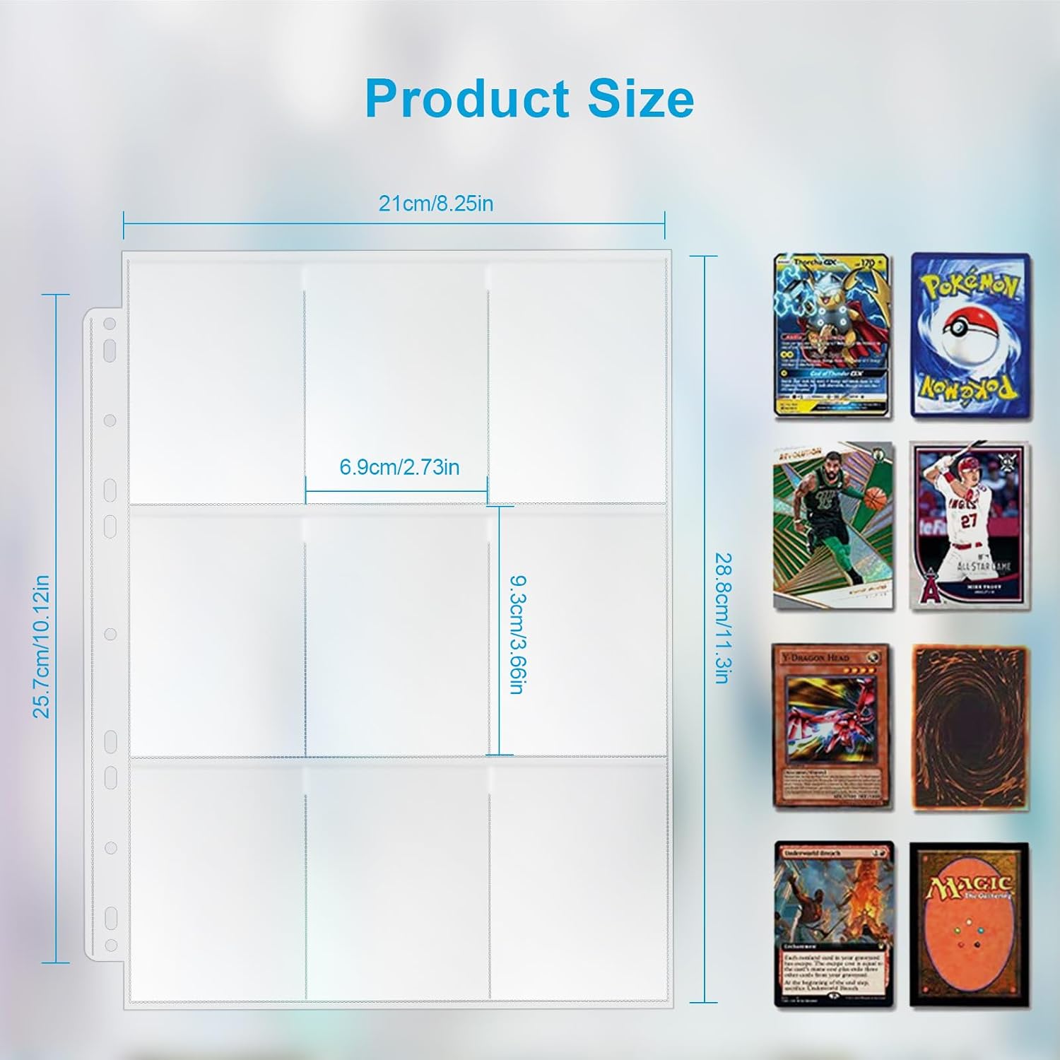 Detalle 2 de SQAFGYR Pochettes pour cartes, 630 compartiments