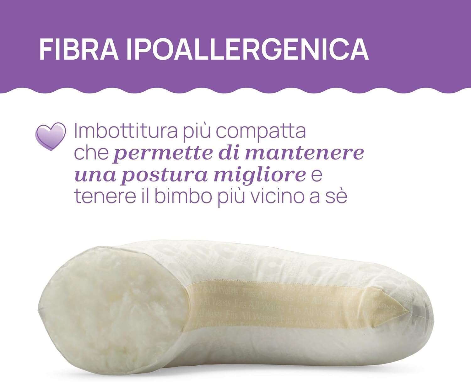 Detalle de Boppy Cuscino Allattamento Deluxe: supporto ergonomico per mamma e neonato