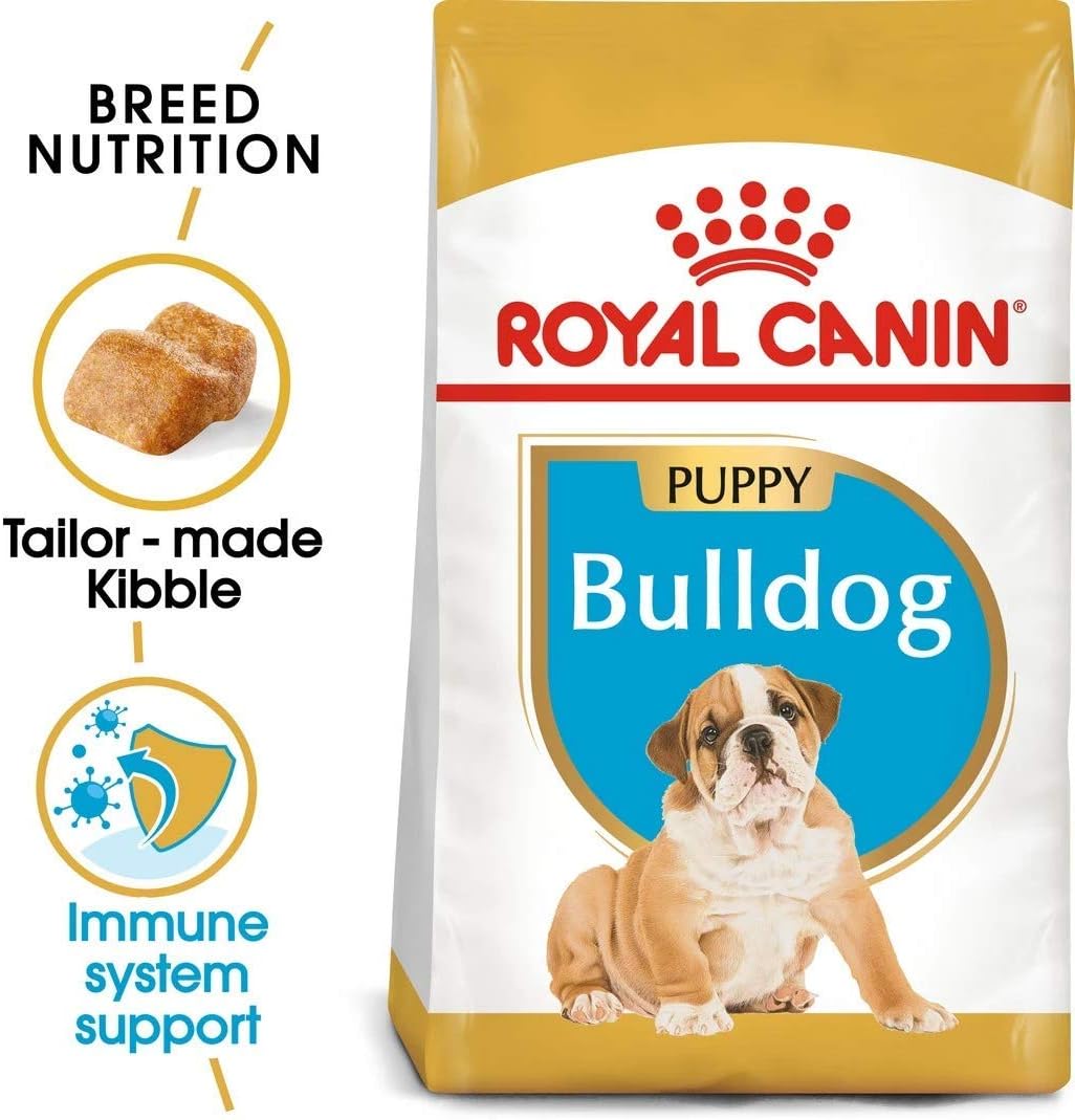 Detalle de Royal Canin Bulldog Junior 12,0 kg : alimentation adaptée pour chiots Bulldog