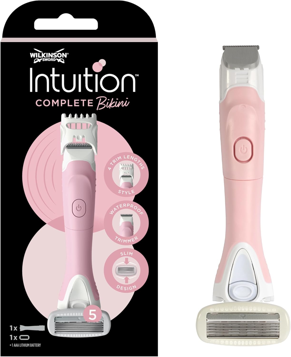 Detalle de Rifinitore Wilkinson Sword: rifinitura di precisione con lama delicata e gel ialuronico