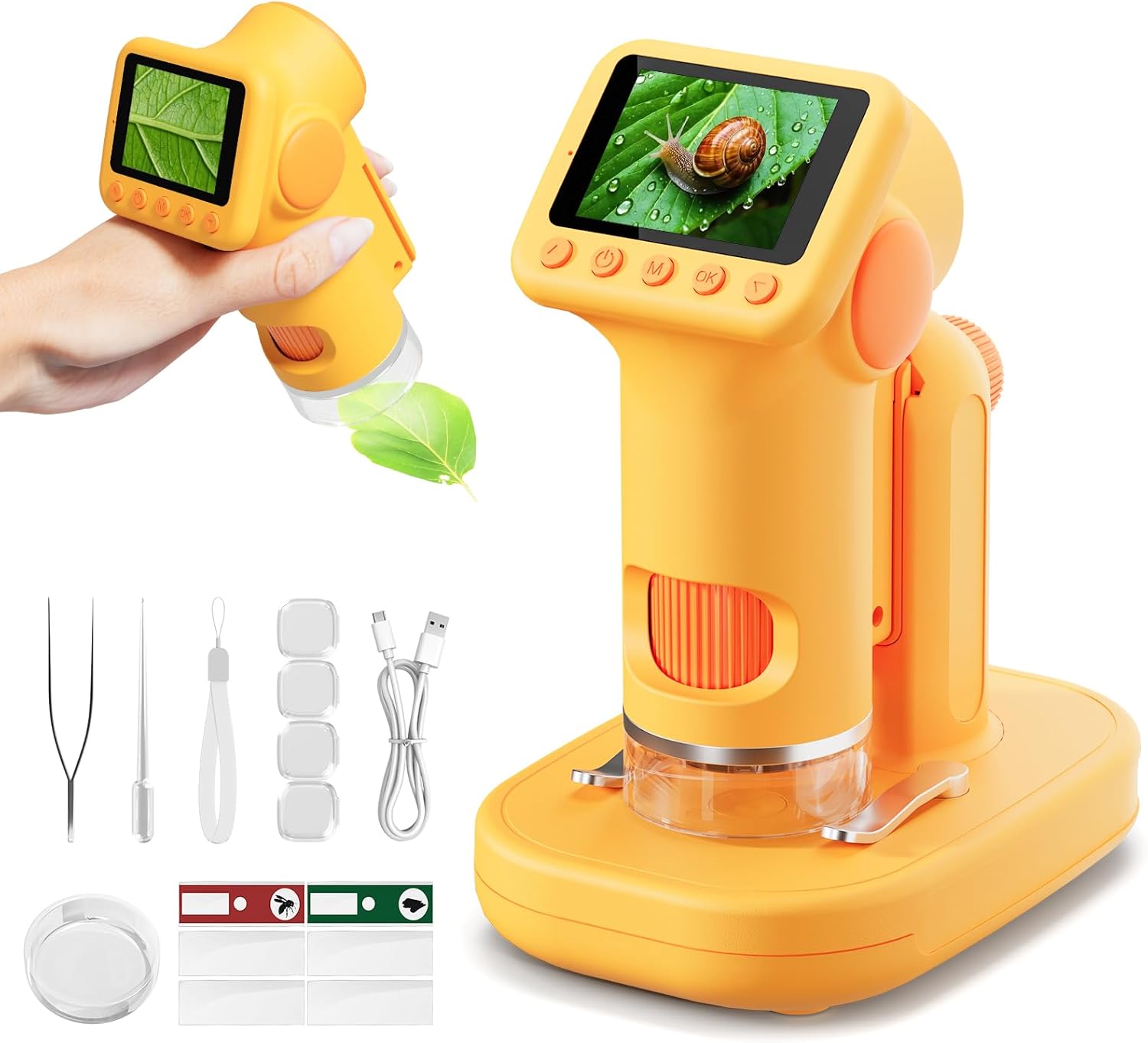 Detalle de HEWEIMEI 1600X Microscopio infantil 2