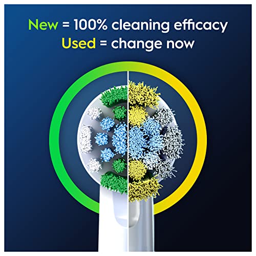 Detalle de Oral-B Pro Precision Clean Toothbrush Heads, X-Shape Bristles, Pack of 12