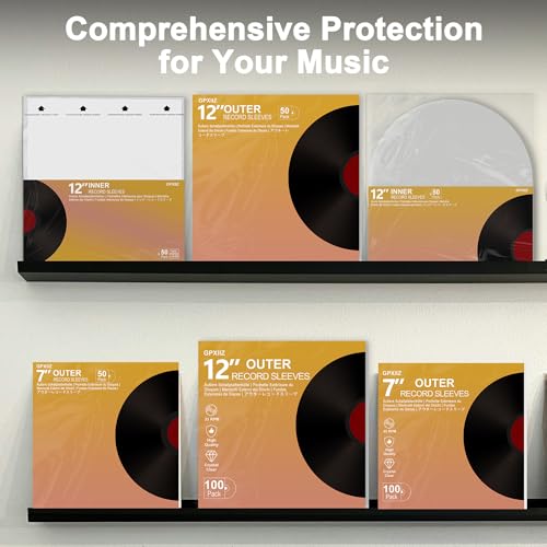 Thumbnail 6 de GPXIIZ 50x Fundas Vinilos LP Exterior 12 Pulgadas Transparente