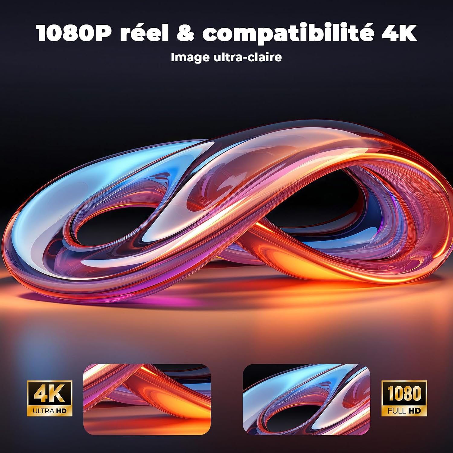 Thumbnail 4 de Projecteur 4K 1300 ANSI avec WiFi 6