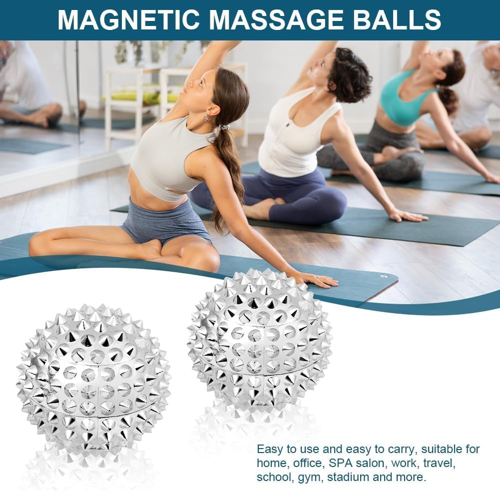 Thumbnail 6 de URAQT Palline Massaggio magnetiche con anelli massaggianti (set da 4) da 3,2 cm