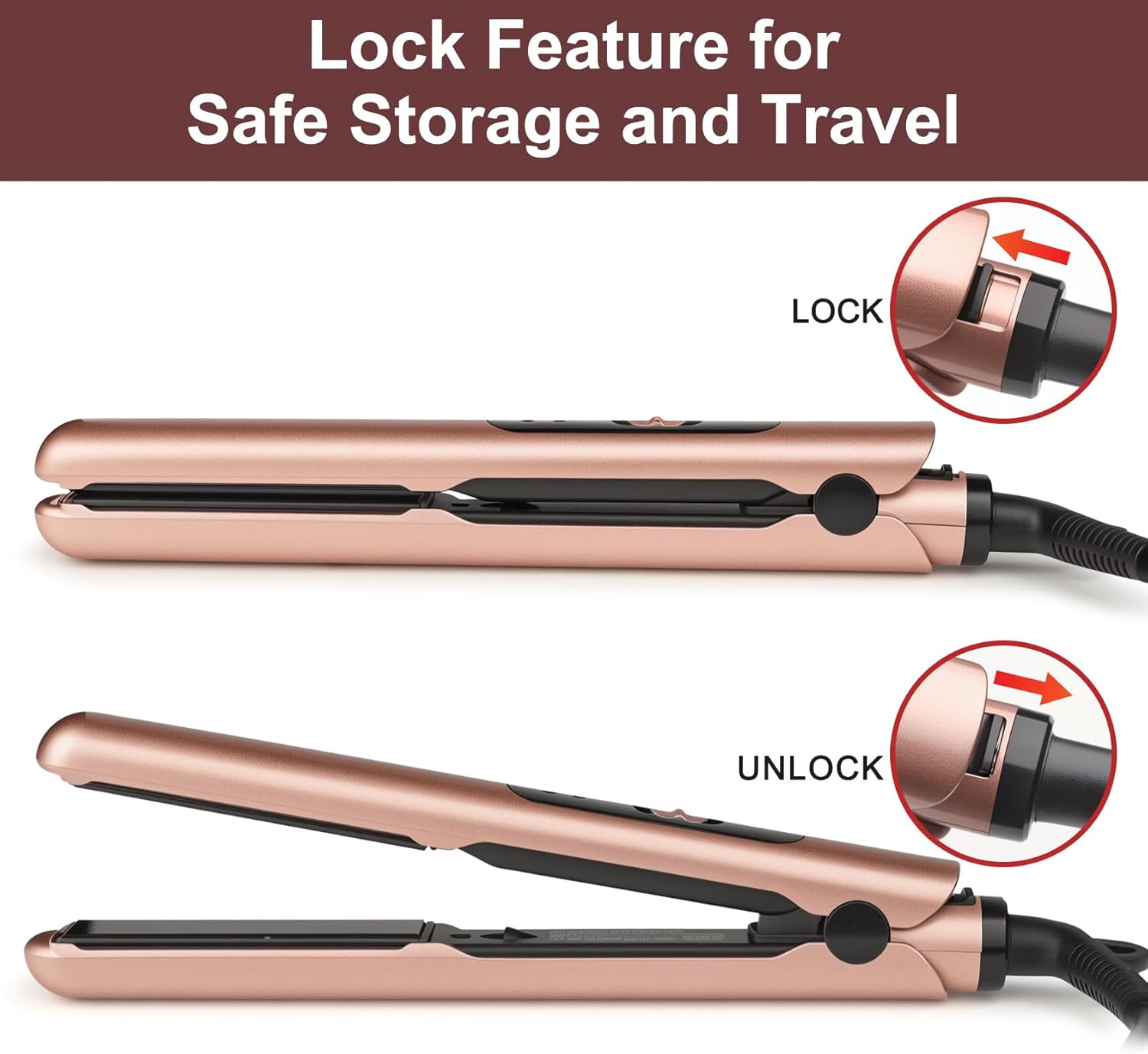 Thumbnail 6 de JAETON Mini travel hair straightener 22cm