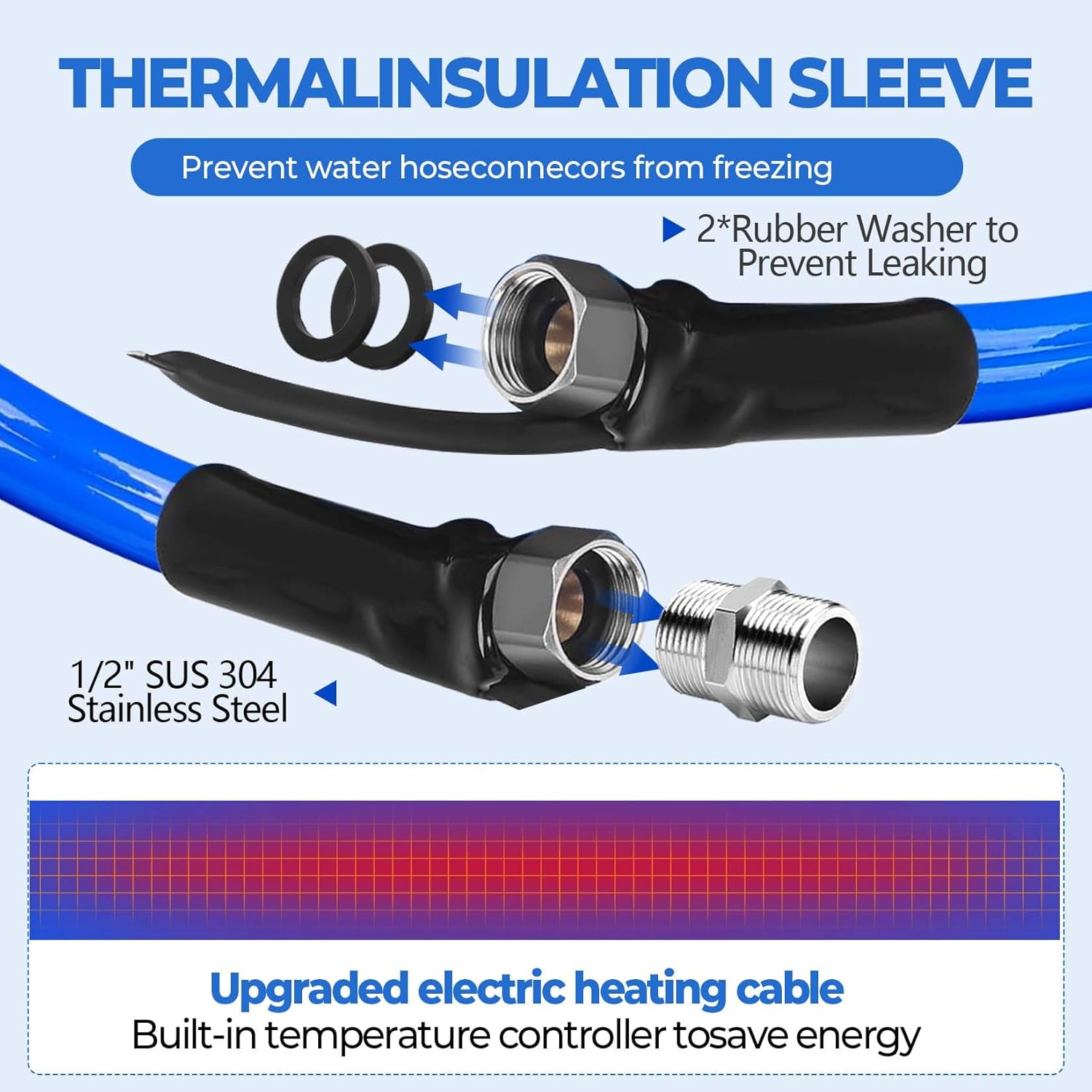Thumbnail 5 de Heated Water Hose 30 ft