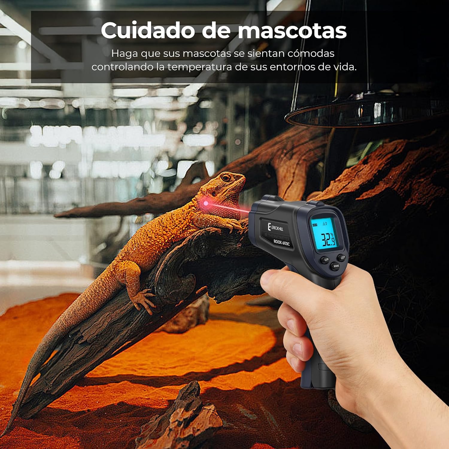 Thumbnail 5 de ERICKHILL Termómetro infrarrojo -50 a 600 ℃