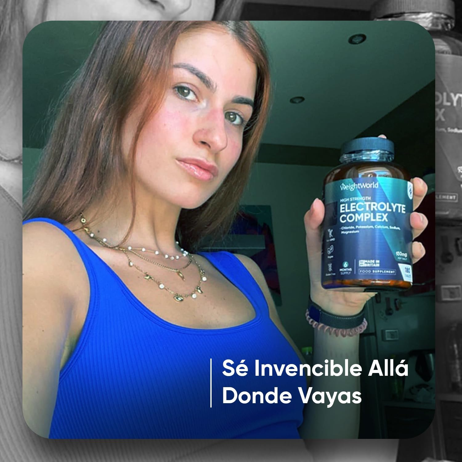 Thumbnail 6 de Electrolitos Keto Sin Azúcar 900mg - 180 Comprimidos 🏋