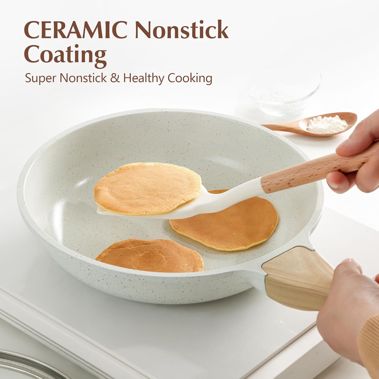 Thumbnail 2 de SENSARTE Ceramic Frying Pan 10-inch