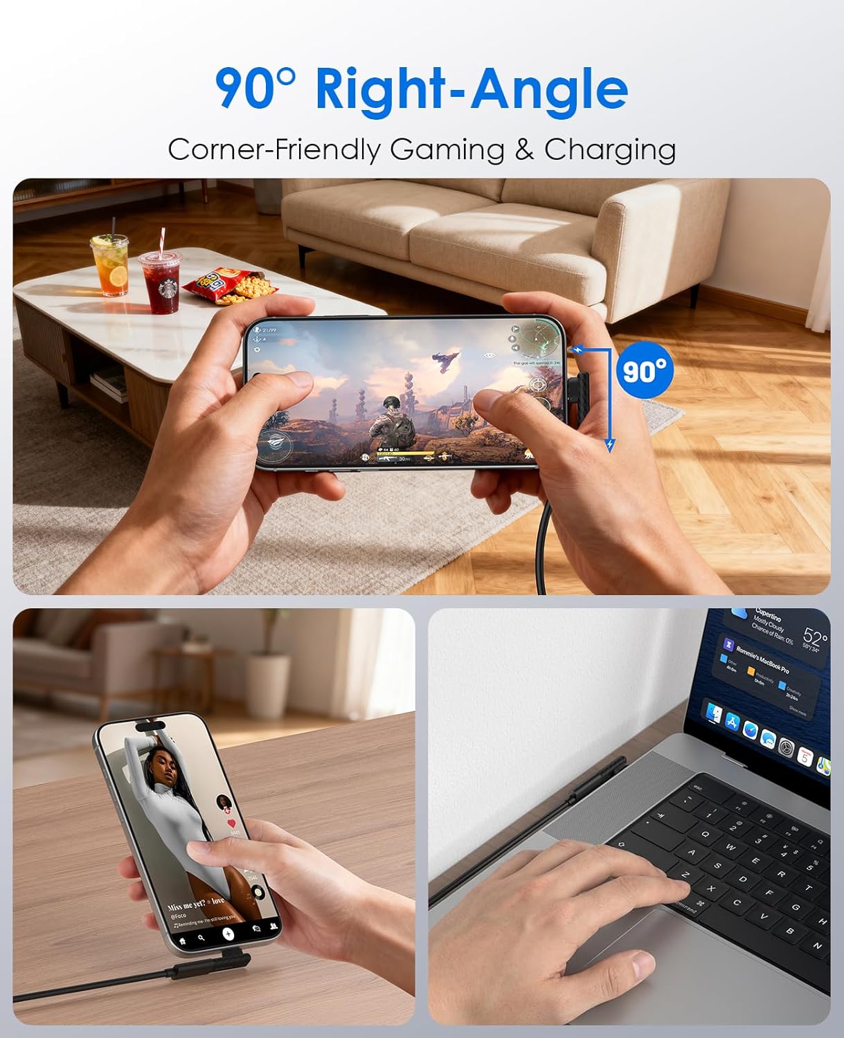 Thumbnail 2 de Magtame adaptateur USB‑C 240W angle droit
