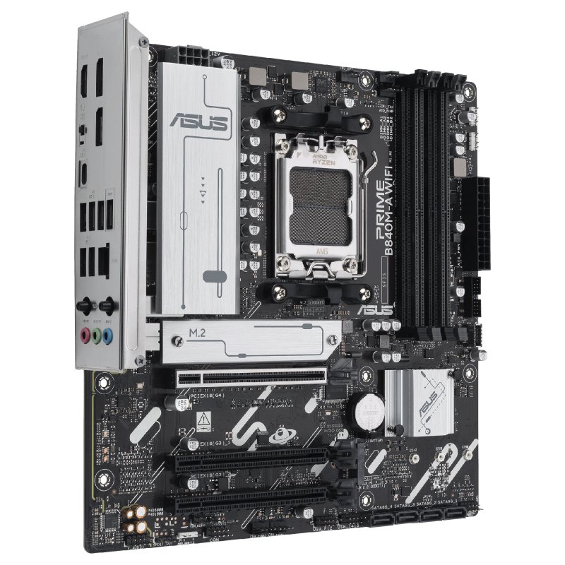 Detalle 2 de ASUS PRIME B840M-A WIFI: placa base micro-ATX para Ryzen 9000 con conectividad IA