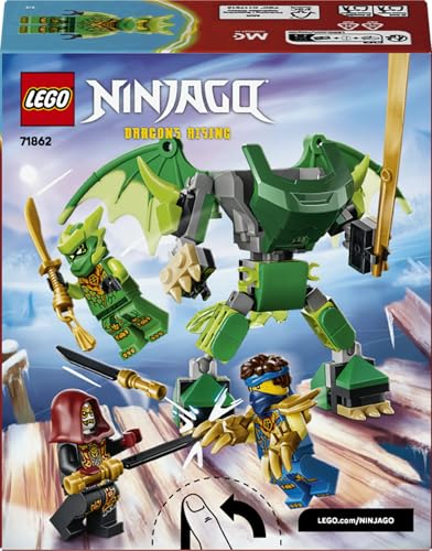 Thumbnail 10 de LEGO Ninjago Pack de Combate: Meca Dragón de Lloyd (71862) – Figura articulada, 3 minifiguras y armas para jugar y decorar