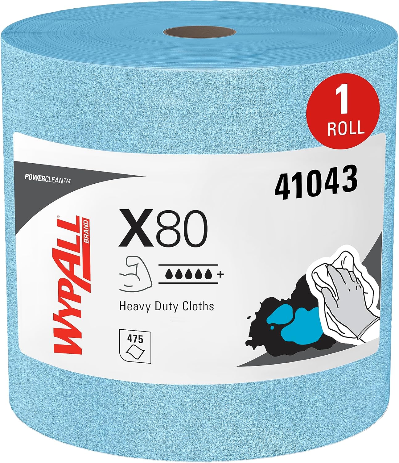 WypAll PowerClean X80 455 Sheets Wipes 🧻