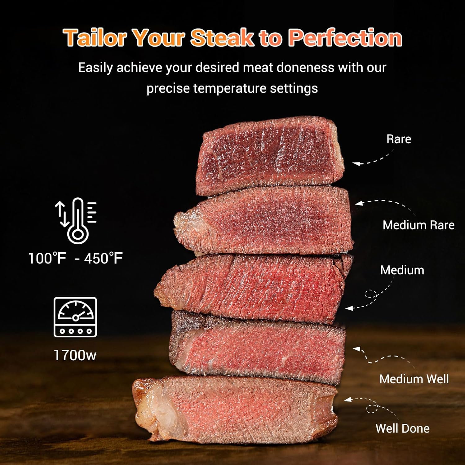 Thumbnail 6 de Tastee Ceramic Air Fryer 5.5QT