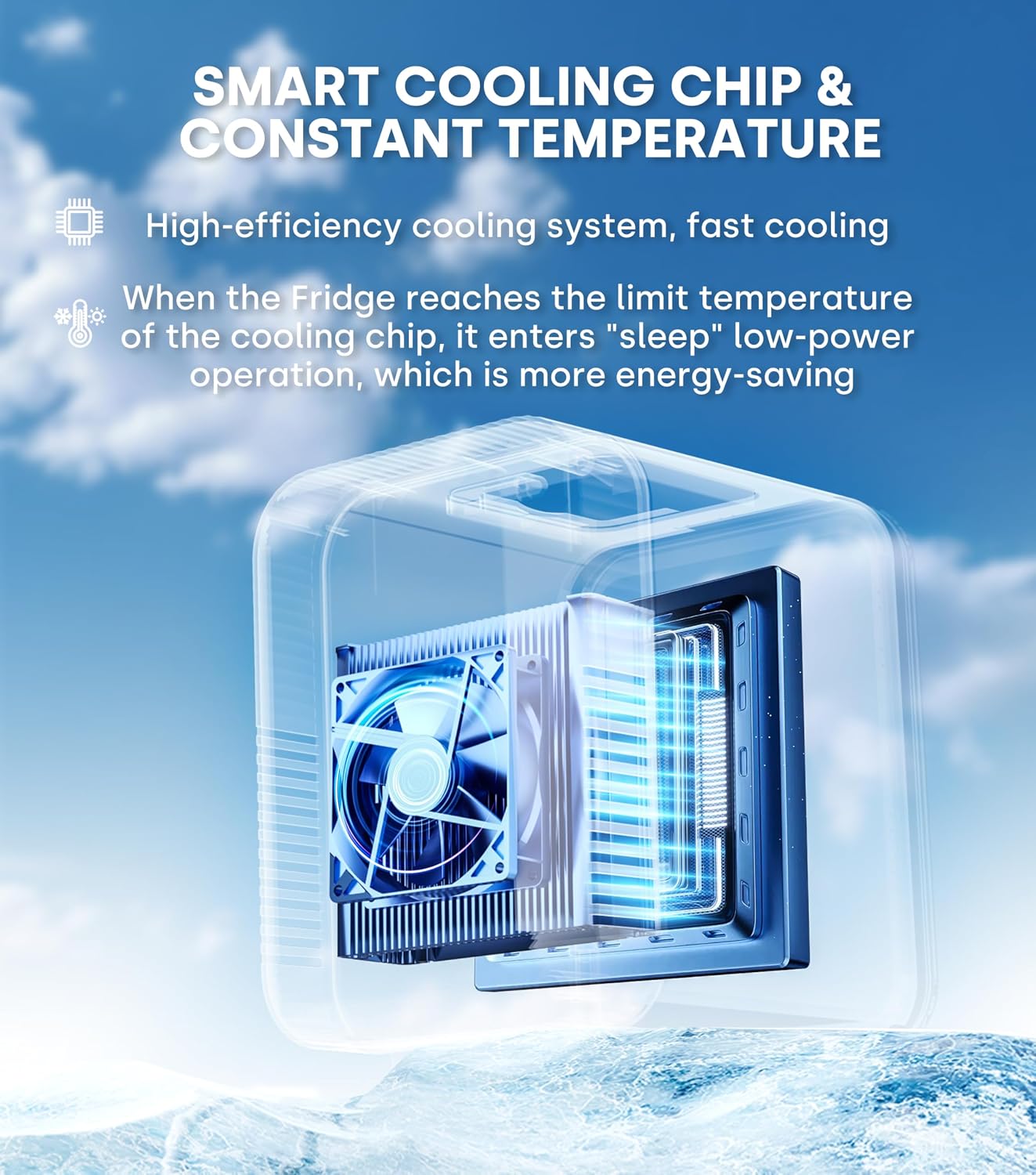 Detalle de Enventor Mini Fridge 4 Litre – Portable Cooler and Warmer (AC + 12V DC)