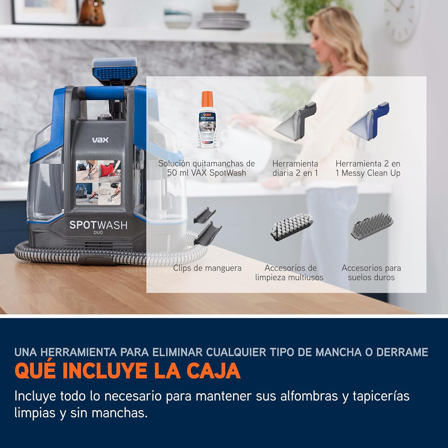 Thumbnail 12 de Vax SpotWash Duo: Limpiador de tapicerías y alfombras