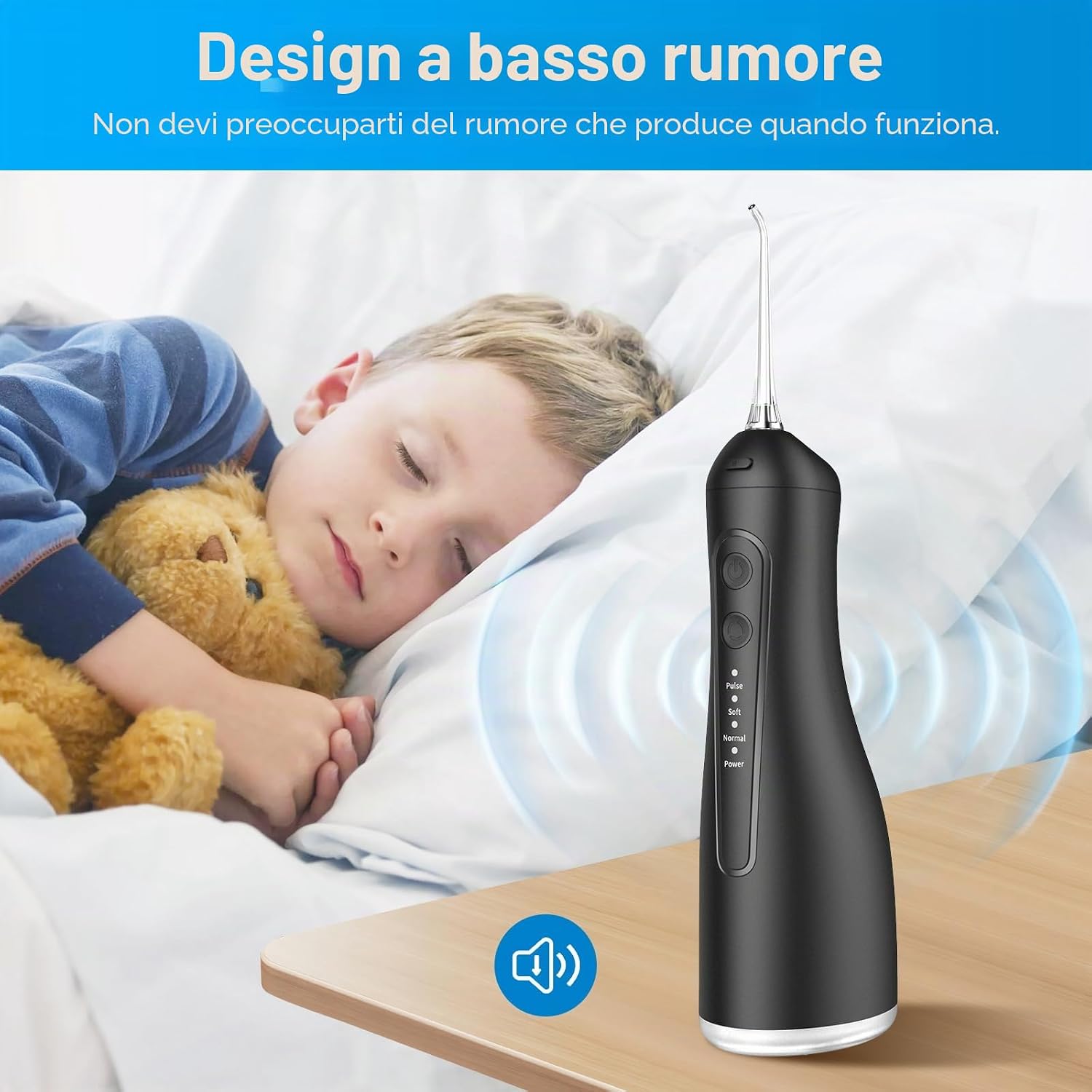 Thumbnail 3 de Betterchoi Idropulsore Dentale Portatile Idrogetto – Irrigatore Orale USB‑C, 4 modalità, 300 ml, 40 giorni di autonomia