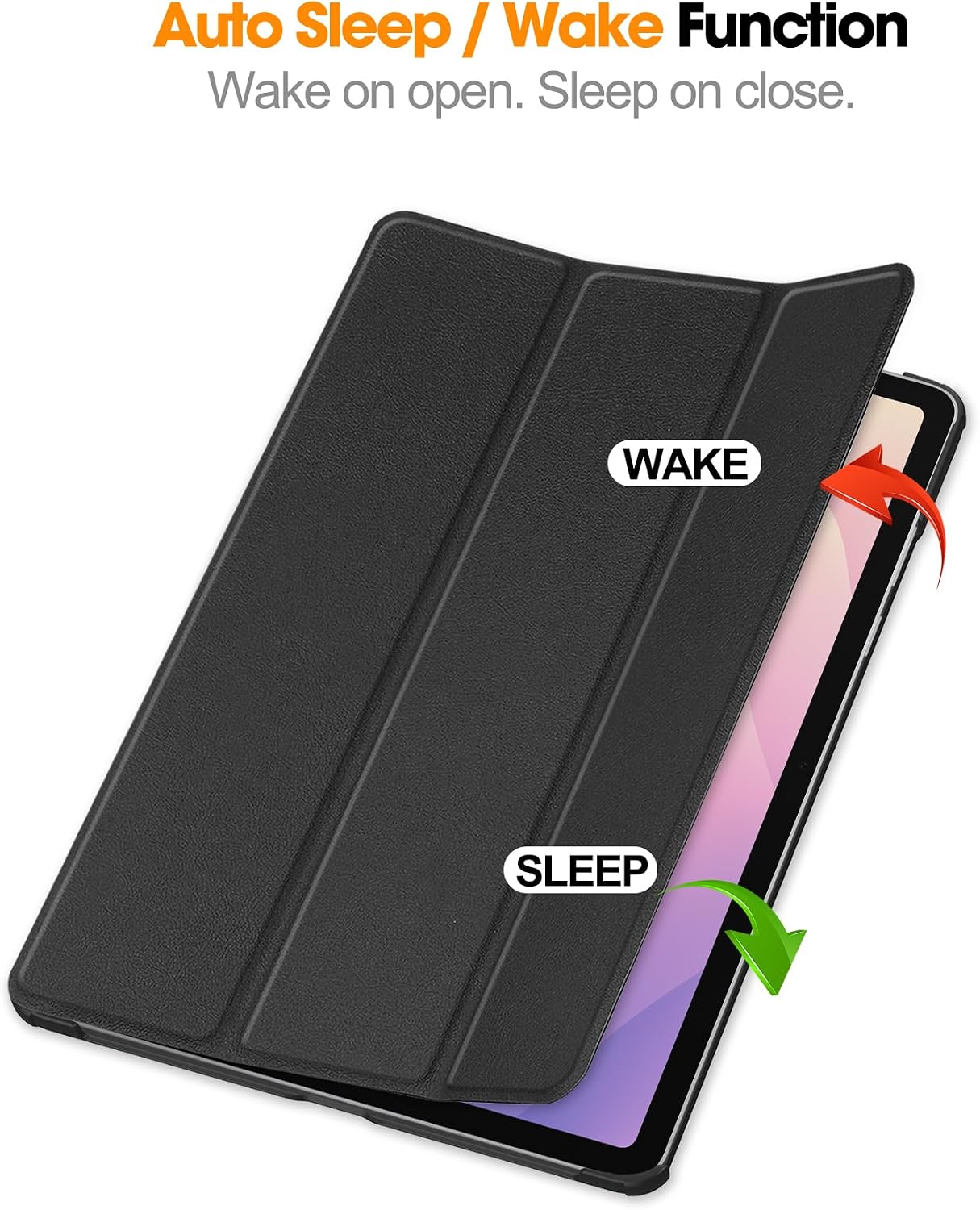 Thumbnail 1 de FDHYFGDY Schutzhülle für Samsung Galaxy Tab S11 (11") – ultradünnes PU-Case mit Auto Schlaf/Wach, Klapphülle in Schwarz